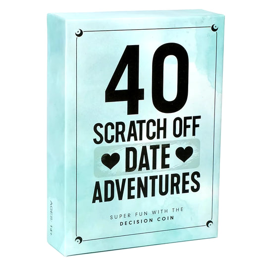 40 Fun and Romantic Scratch off Date Adventure Ideas Card Game for Boyfriend Wife Husband Perfect for Date Night