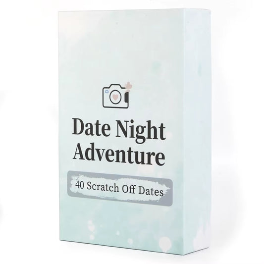 Date Night Advanture 40 Scratch off Date for Couples, Romantic Gift, Fun Adventurous Card Game